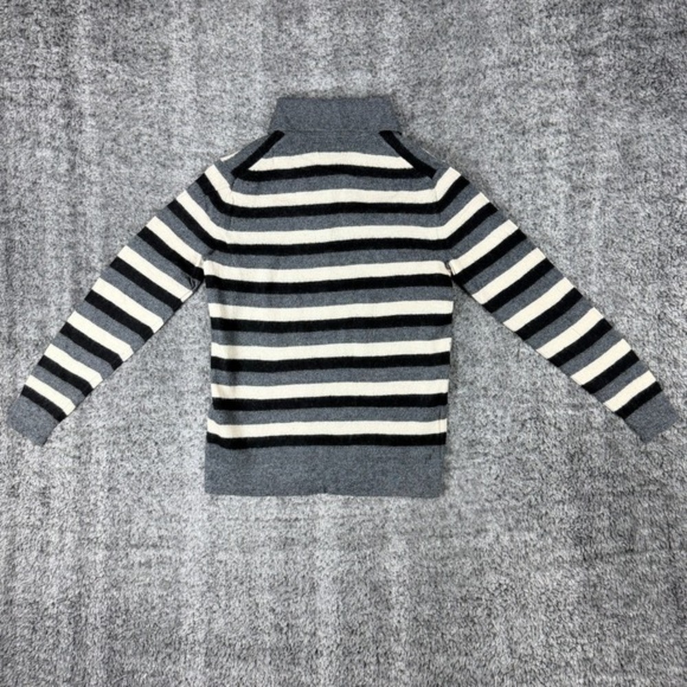Armani Exchange Men's L (Actually XS/S) Merino Wool Shawl Collar Striped Sweater - Picture 8 of 16
